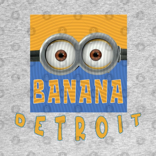 MINION BANANA USA DETROIT by LuckYA